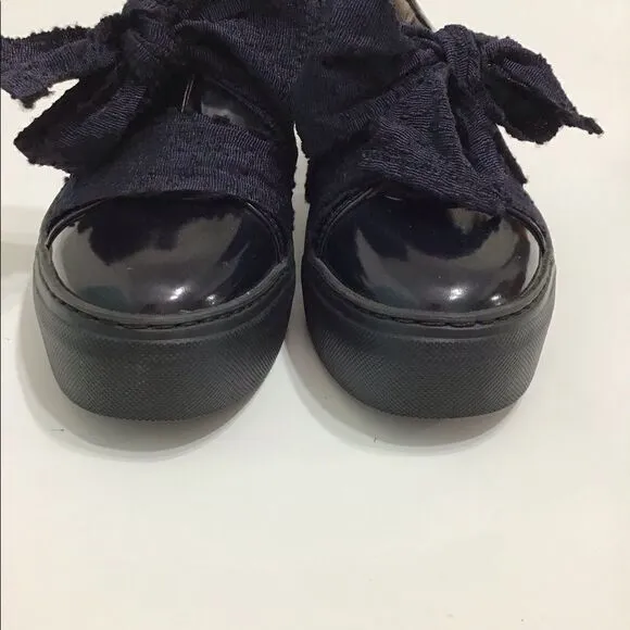 Attilio Giusti Leombruni Bow Chunky Platform Loafers Shoe Sz 39