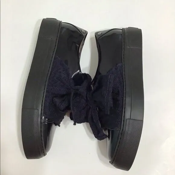 Attilio Giusti Leombruni Bow Chunky Platform Loafers Shoe Sz 39