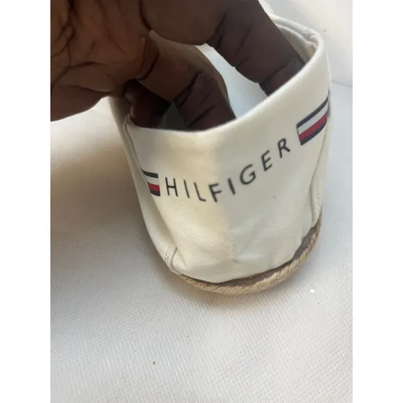 Authentic &amp; Original Tommy Hilfiger Chambray Slip-on Espadrilles Men Size 11