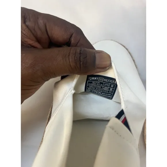 Authentic &amp; Original Tommy Hilfiger Chambray Slip-on Espadrilles Men Size 11