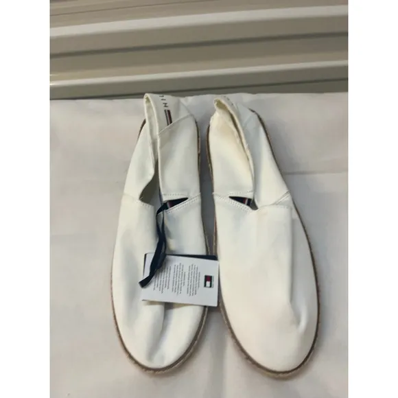 Authentic &amp; Original Tommy Hilfiger Chambray Slip-on Espadrilles Men Size 11