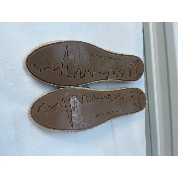 Authentic &amp; Original Tommy Hilfiger Chambray Slip-on Espadrilles Men Size 11