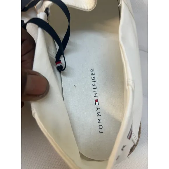 Authentic &amp; Original Tommy Hilfiger Chambray Slip-on Espadrilles Men Size 11