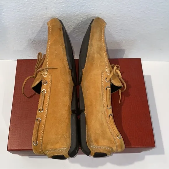 Authentic Donald Pliner men’s suede leather drivers loafers sz 11