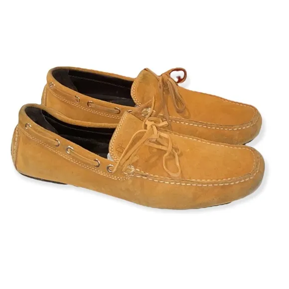 Authentic Donald Pliner men’s suede leather drivers loafers sz 11