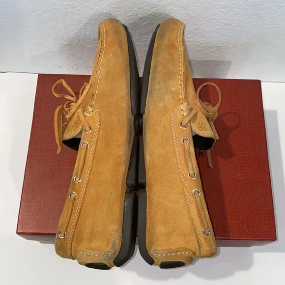 Authentic Donald Pliner men’s suede leather drivers loafers sz 11