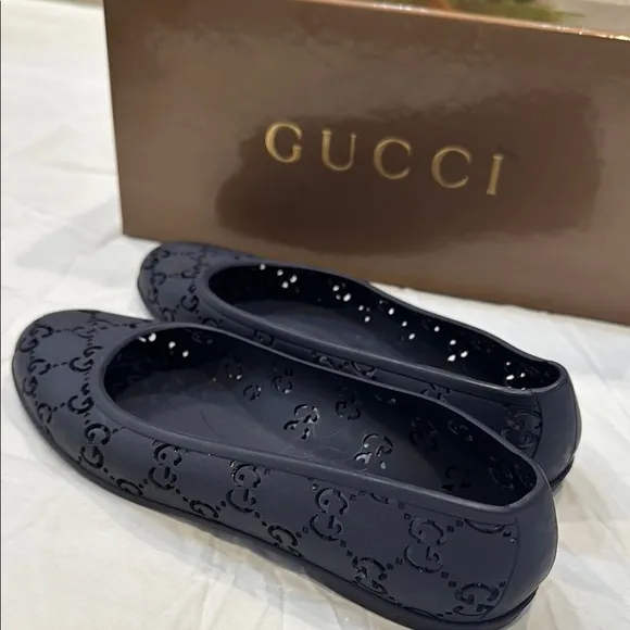 Authentic Gucci Jelly Flats
