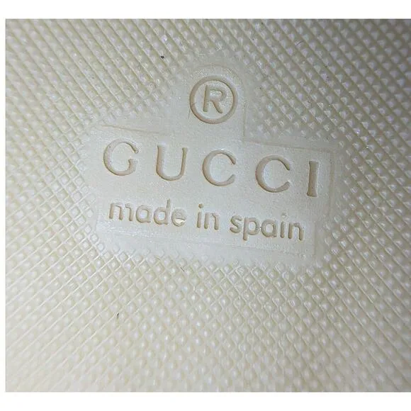 Authentic GUCCI MENS BEIGE CANVAS ESPADRILLES Size 8.5 Made In SPAIN