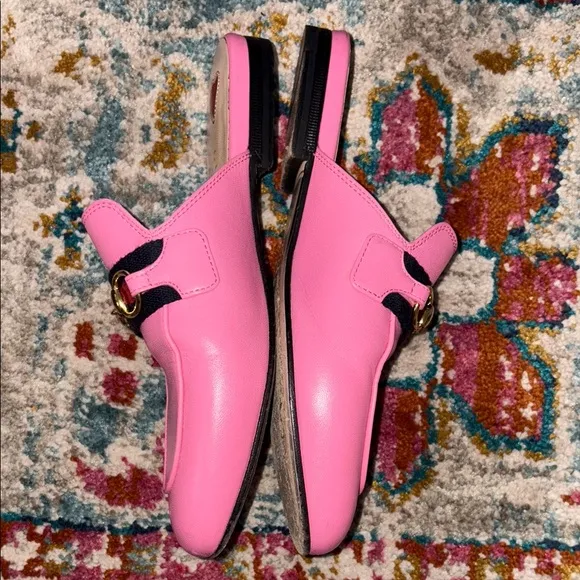 Authentic Gucci Pink Leather Loafers