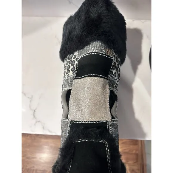 Authentic Guess Boots By Marciano Harmonie Black Multi Textile Upper Size 5.5‎