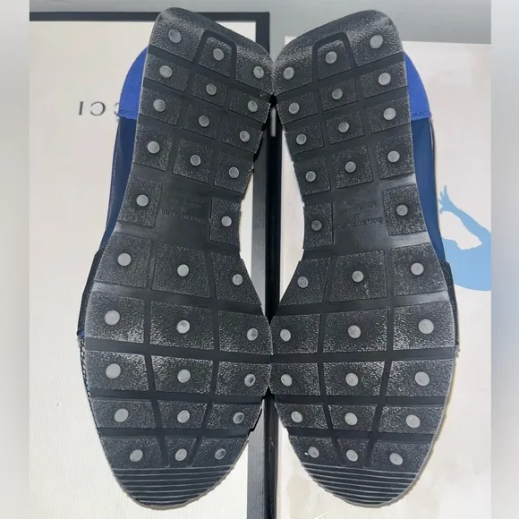 Balenciaga Mesh Leather Race Runner Low Top Sneakers