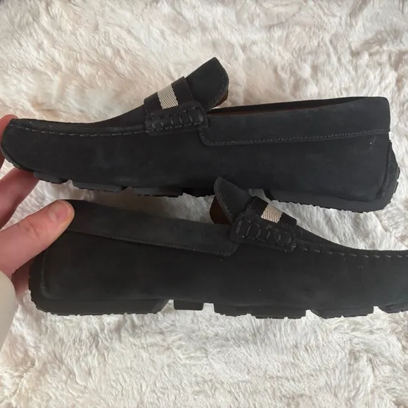 Bally Black Loafers size 6 with Elegant Slip-On Design