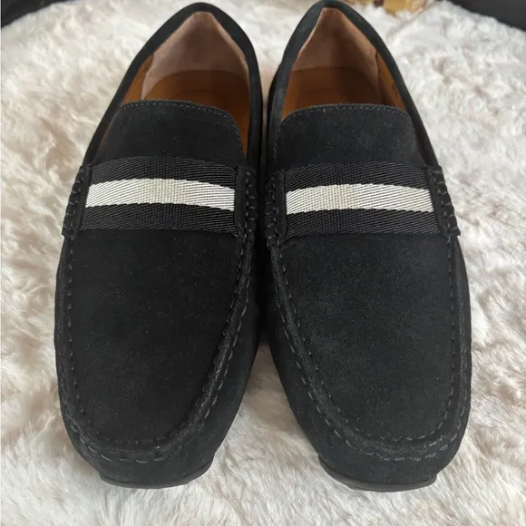 Bally Black Loafers size 6 with Elegant Slip-On Design