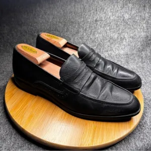 Bally Lauto Coconut Leather Loafers US 8.5 E Switzerland