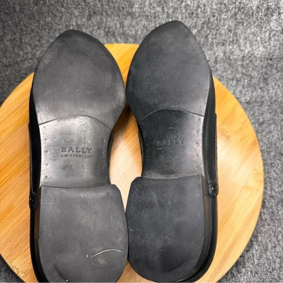 Bally Lauto Coconut Leather Loafers US 8.5 E Switzerland