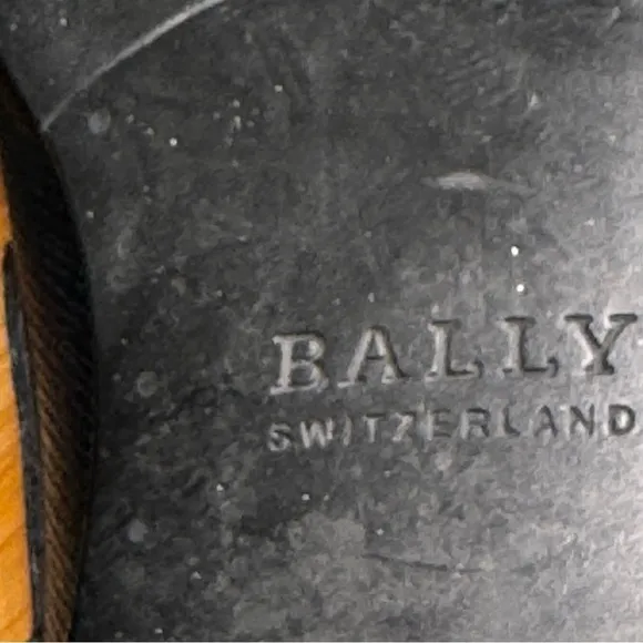 Bally Lauto Coconut Leather Loafers US 8.5 E Switzerland
