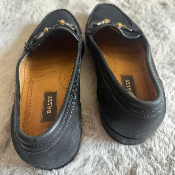 Bally Mens Horsebit Loafers Dress Shoes Work Business Size 9.5