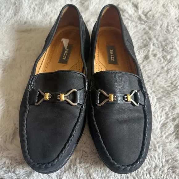 Bally Mens Horsebit Loafers Dress Shoes Work Business Size 9.5