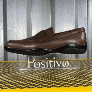 Bally Milno Coffee Leather Loafers  US 6