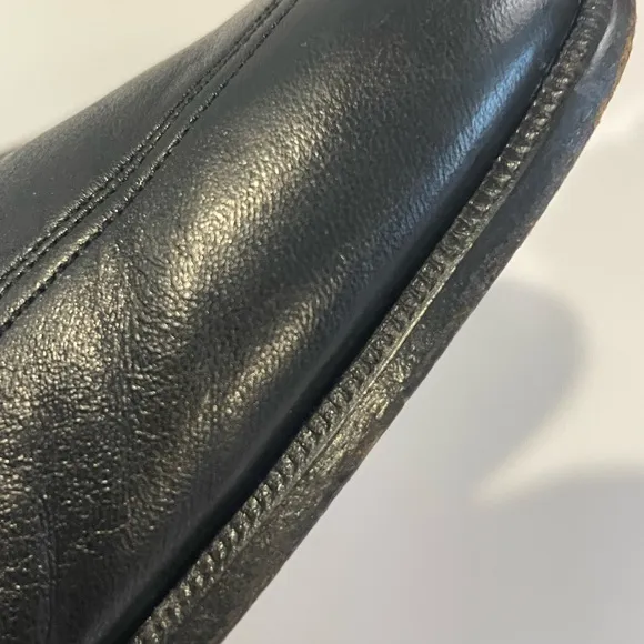 Bally of Switzerland vintage black leather loafers