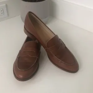 Barney’s NY handmade leather loafers.