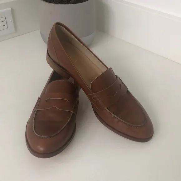 Barney’s NY handmade leather loafers.