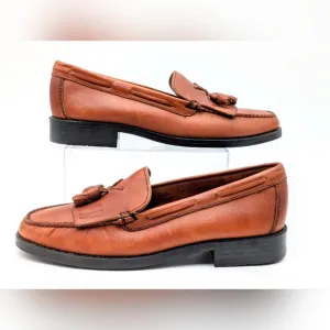 Bass Weejuns Brown Leather Tassel Loafers - Men’s 9.5 M