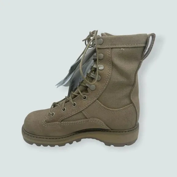 Bates  WOMEN'S Ankle Combat Military Boots Brown Lace US 2 1/2