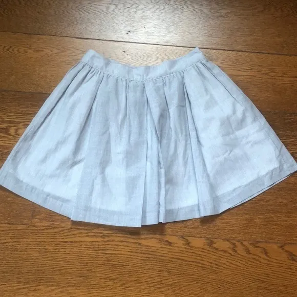BCBG Generation Stripe Button Front Flowy Skirt 0