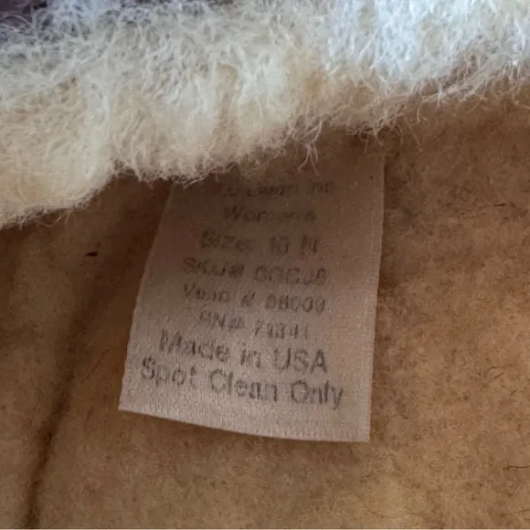 Bean Boots by LL Bean Women’s Shearling Lined Gumshoe Boots Made USA Size 10