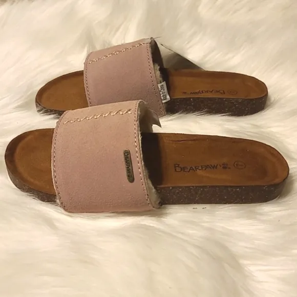 BEARPAW Bettina Slide Sandal Blush Pink