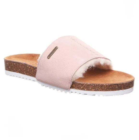 BEARPAW Bettina Slide Sandal Blush Pink