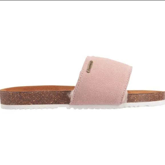 BEARPAW Bettina Slide Sandal Blush Pink