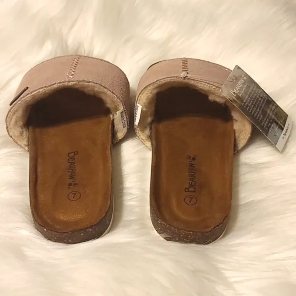 BEARPAW Bettina Slide Sandal Blush Pink