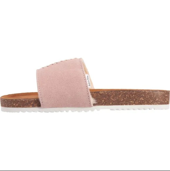 BEARPAW Bettina Slide Sandal Blush Pink