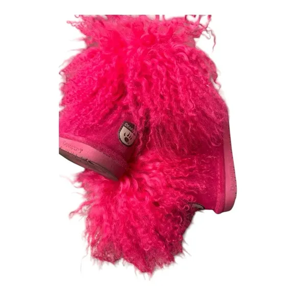 BearPaw Hot Pink Furry Boots