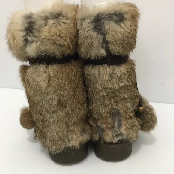 Bearpaw Tama II Fur Boots Size 11