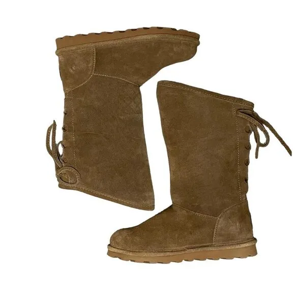 BearPaw Phylly Hickory Tall Suede Boots