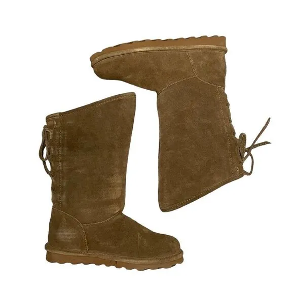 BearPaw Phylly Hickory Tall Suede Boots