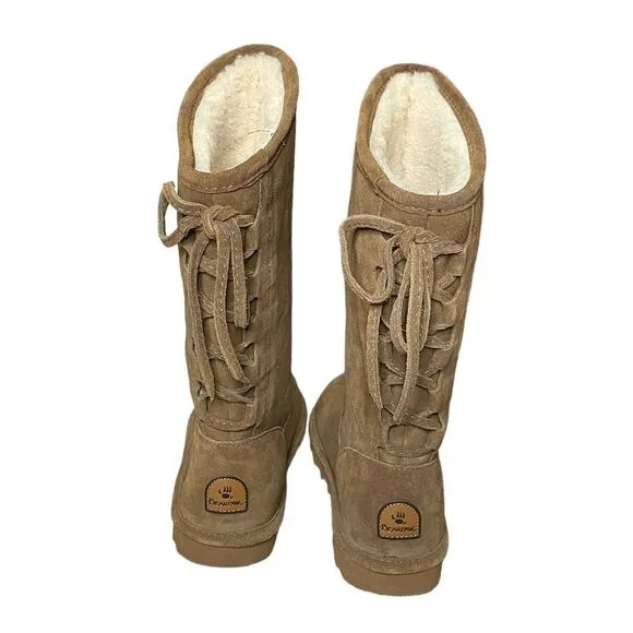 BearPaw Phylly Hickory Tall Suede Boots