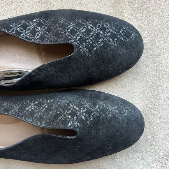 Beautifeel Jolie Black Patterned Suede Ballet Flat Women EU 40 US 8.5-9 Slip On