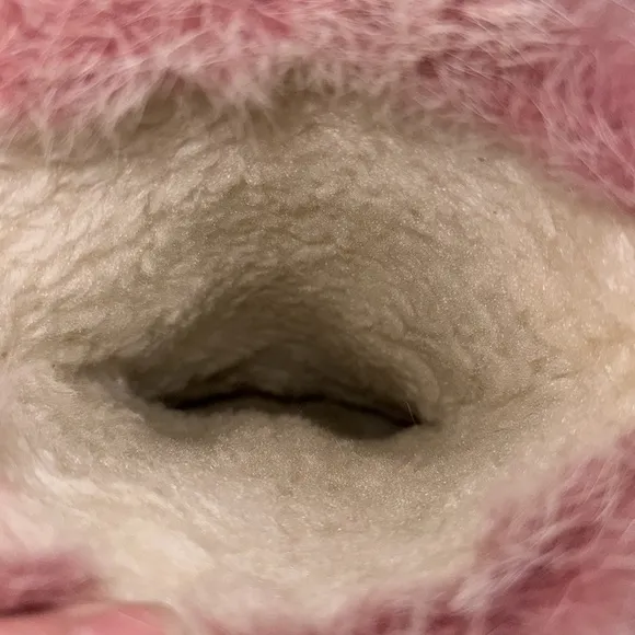 Bebe Pink Fur Boots