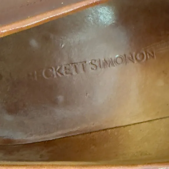 Beckett Simonon Brown Leather Penny Loafers Men's Size 10 Blake Stitch Shoes