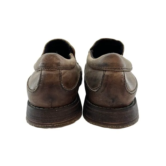 BED STU Men's Leather Slip On Loafers • size 14 • brown