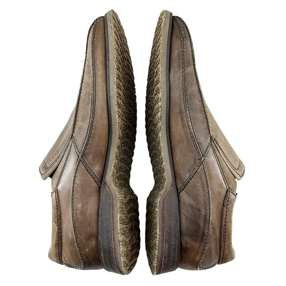 BED STU Men's Leather Slip On Loafers • size 14 • brown