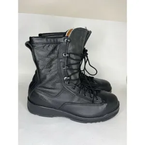 Belleville 880ST Men's 8&quot; Leather WP Steel Safety Toe Army Boots Black Size 9 R