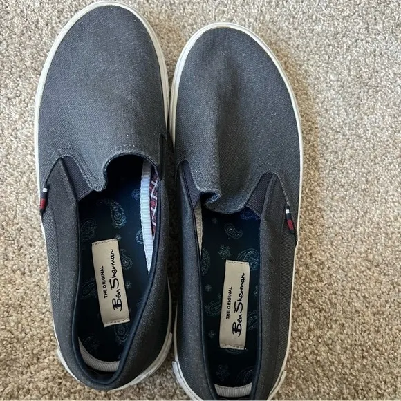 Ben Sherman Percy slip on sneakers Mens 9