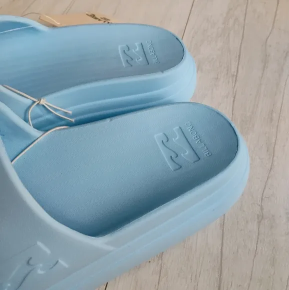 BILLABONG NEW girls Cushion Cloud Platform Slides Sandals Slip-on