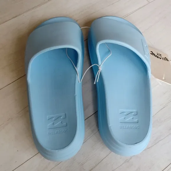 BILLABONG NEW girls Cushion Cloud Platform Slides Sandals Slip-on