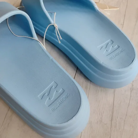 BILLABONG NEW girls Cushion Cloud Platform Slides Sandals Slip-on